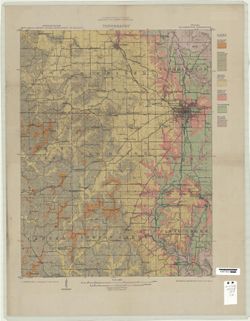 Geological map : Bloomington quadrangle Indiana