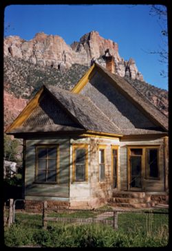 Old house, Springdale Zion canyon