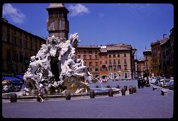 Fountain of the Four rivers Piazza Navona  Rome
