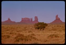 Monument Valley Navajo Tribal Park. King-on-a-throne=Castle Butte=Bear & rabbit=Stage Coach=Big Indian.