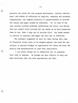 Statement to House Ways & Means and to Senate Finance Committees, 21 Jan 1981