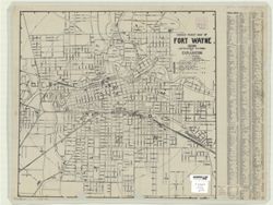 Reidel's Pocket map of Fort Wayne, Indiana