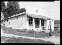 J.C. Hughes store and wasps' nest, Cottonwood