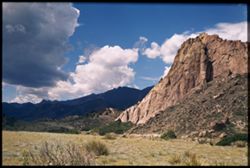 Colorado's clouds and Mountains near colorado springs