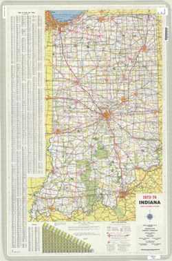 1973-74 Indiana state highway system