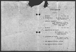 Programs, 1945-1948