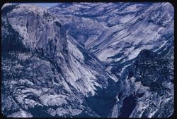 Tenaya Canyon -  at left, Mt. Watkins from Sentinel Dome Yosemite