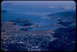 Richardson Bay and San Francisco Bay from top of Tamalpais
