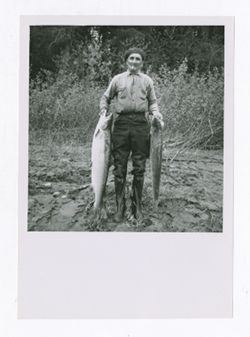 Man with fish he caught