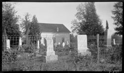 Church and cemetery near Sprunica