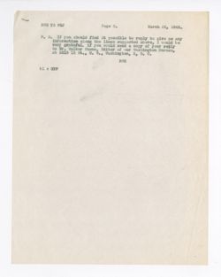 23 March 1945: To: Percy H. Johnston. From: Roy W. Howard.