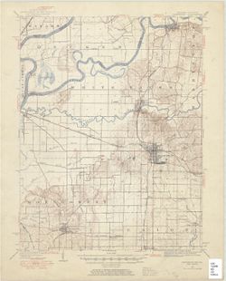 Indiana-Illinois Princeton quadrangle [1954 reprint without vegetation]