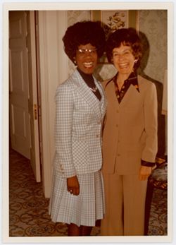 Shirley Chisholm and Phyllis Klotman