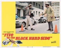 Five on the Black Hand Side lobby card