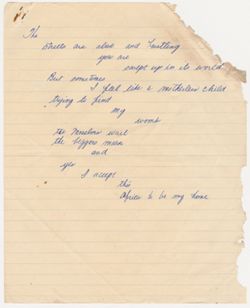 Collection of Poems (not BTM), , undated, 1965-1985