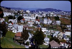 View north from top of Farnum St. on Diamond Heights San Francisco