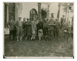 Roy W. Howard and friends posing for a photograph
