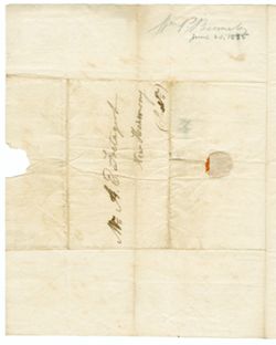 Bennett, W[illiam] P[enn], New Orleans. To Achille Emery Fretageot, New Harmony, Indiana., 1835 Jun. 20