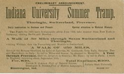 Indiana University Summer Tramp, 1880