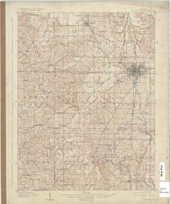 Indiana Bloomington quadrangle [1931 reprint]