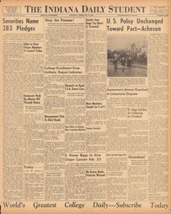 1949-02-17, Indiana Daily Student