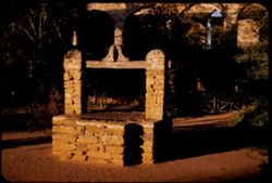 Old well on grounds of San Jose Mission San Antonio-Tex.