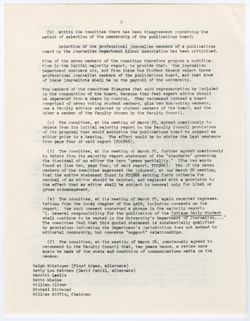 76: A Further Report of the Faculty Council Committee on Campus Communications Media, ca. 22 April 1969