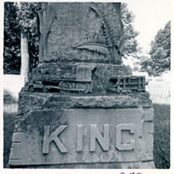 Chas. [F] Son James N. E. King (Missouri Ellen) B. Aug. 22, 1866 St. Lanmk T Rury Killed in wreck on May 12, 1893 Jonesboro, Arkansas