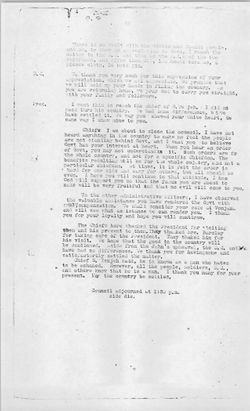 Kolahun Conference Report, 4-8 February 1935