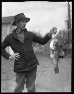 Thurman Percifield with fish