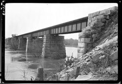Monon bridge across White River, below Gosport