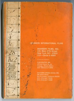 Brandon International Films: Rental Catalog, No. 28, Vol. 2, 1965