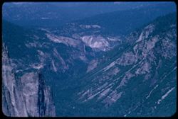 View west down Yosemite Valley from Sentinel Dome