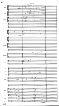 Full orchestra score, Full orchestra score, section 10