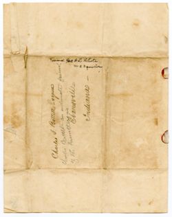 Alexander Maclure, New Harmony to Charles Battell, Evansville., 1847, Aug. 19