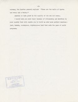 "Remarks Hoosier Boys State." -East Hall June 9, 1956