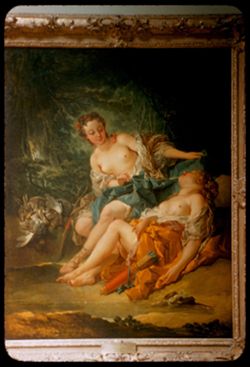 Diana and Callisto Francois Boucher (1703-1770) Oakes Collection De Young Museum