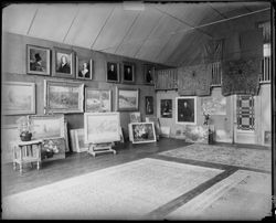T.C. Steele's studio, interior--same as: T.C. Steele 8x10 plate (glass)