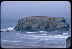 Table rock Oregon coast near Bandon, Coos county