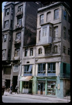 Buildings along Meclisi Mebusan Caddesi Galata Istanbul
