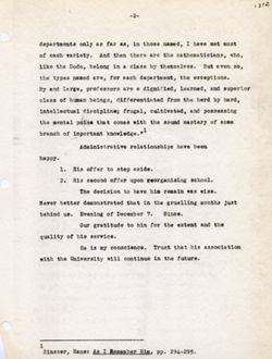 "Notes for Remarks at the Dinner Honoring Dean Stout." -Indiana University Union Building. June 16, 1942
