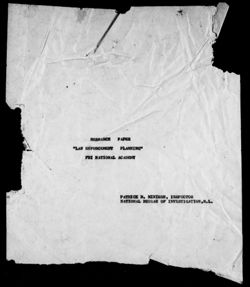 National Bureau of Investigation - Reports, 1961-1971, undated