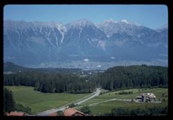 View toward Innsbruck from Patscherkofel Seilbahn.