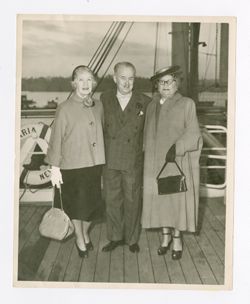 Roy and Margaret Howard with Mrs. McIntyre