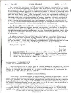 Highlights, BNA's Patent, Trademark & Copyright Journal, Number 425, including letter of April 12, 1979 from Birch Bayh to Ernest Hollings of the Appropriations Committee, April 19, 1979