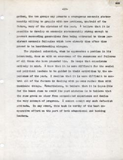"Address Delivered Before the North Carolina Banker's Conference" -Chapel Hill, North Carolina July 12, 1939