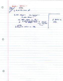 "10-15-03" [Hamilton’s handwritten notes], October 15, 2003