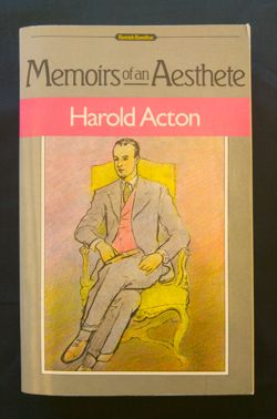 Memoirs of an Aesthete  Hamish Hamilton: London, England,