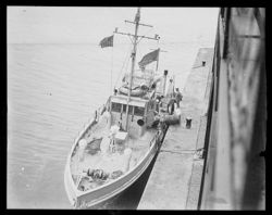 Navy boat, "rum runner"