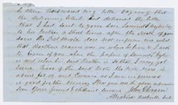 Andrew Wylie to John H. Wylie, 30 March 1851